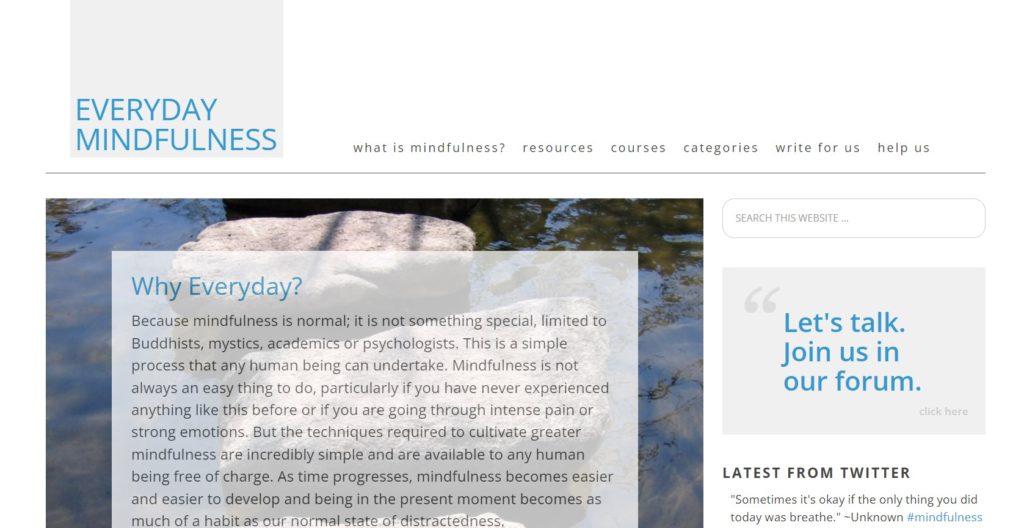 top mindfulness blog everyday mindfulness