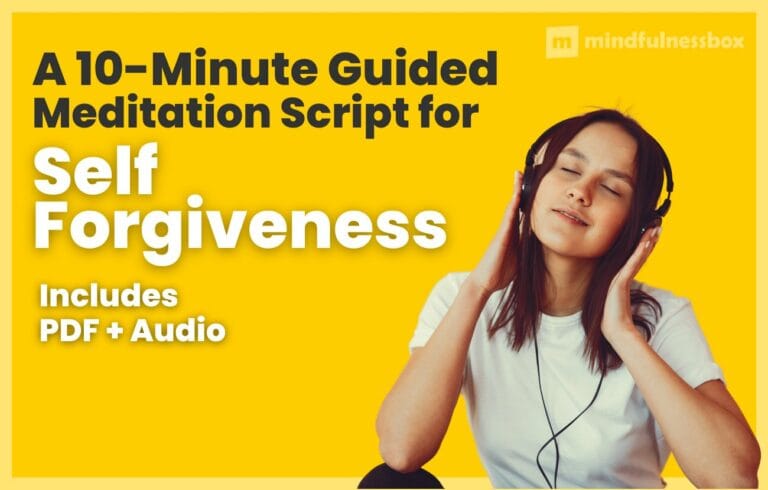 Guided Self Forgiveness Meditation Script