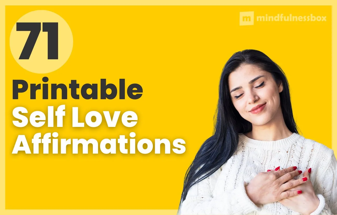 Printable Self Love Affirmations