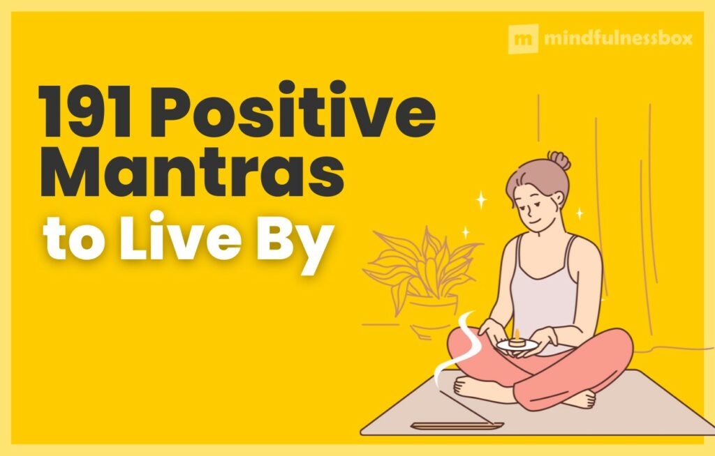 Positive Mantras to Live By