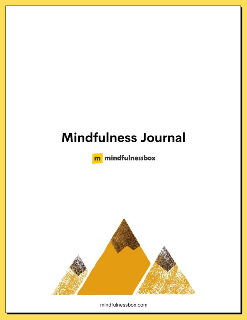 mindfulness journal template 2