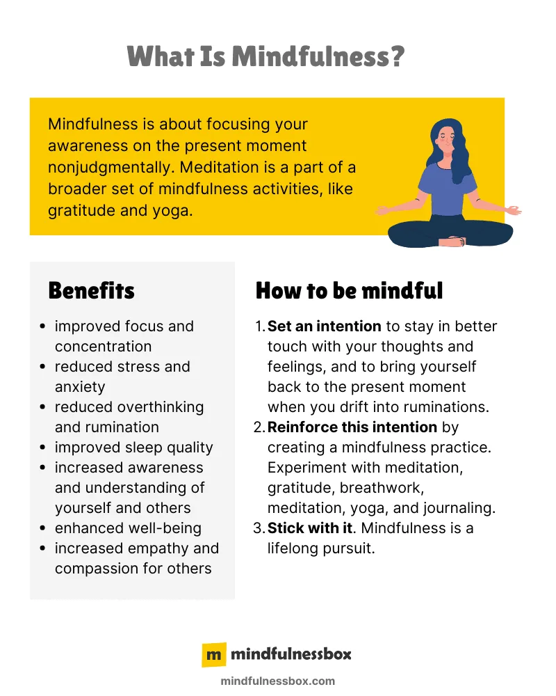 What is mindfulness? Benefits and how to be mindful
