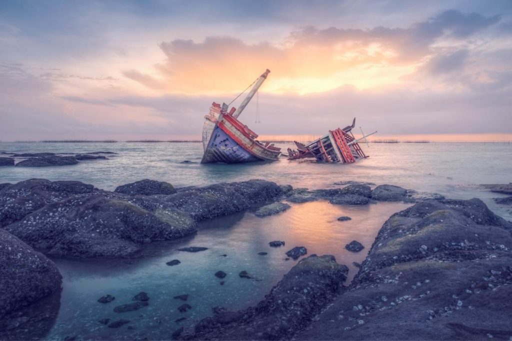 A shipwreck