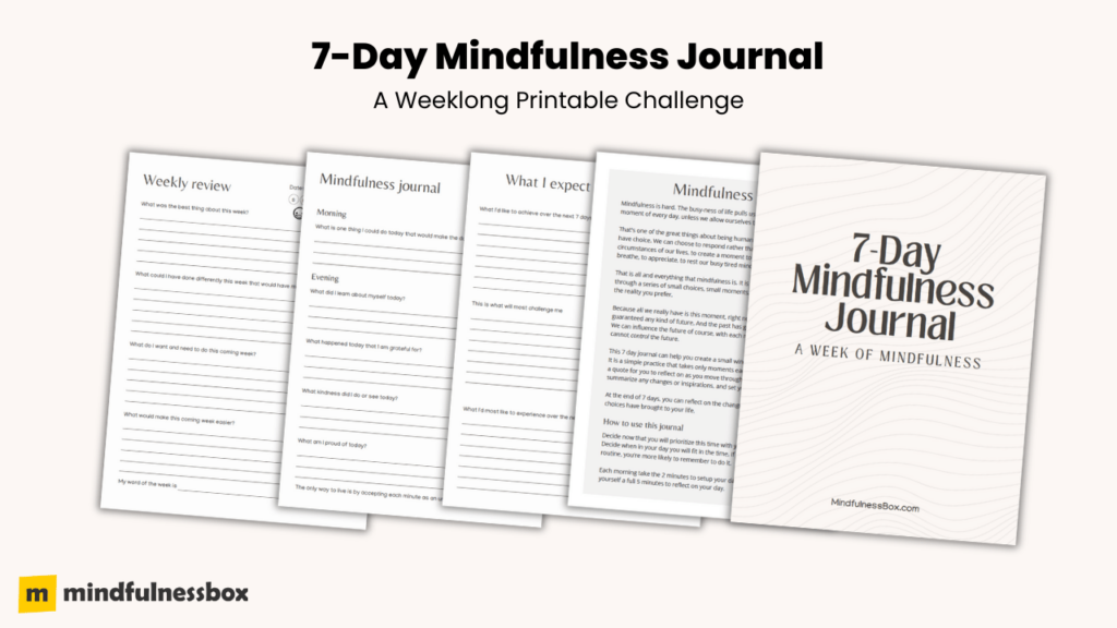7-Day Mindfulness Journal