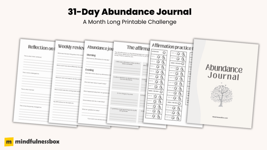 Printable Abundance Journal