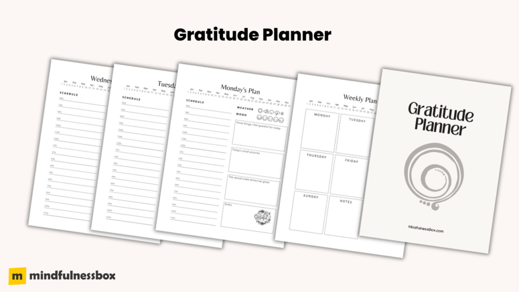 Printable Gratitude Planner