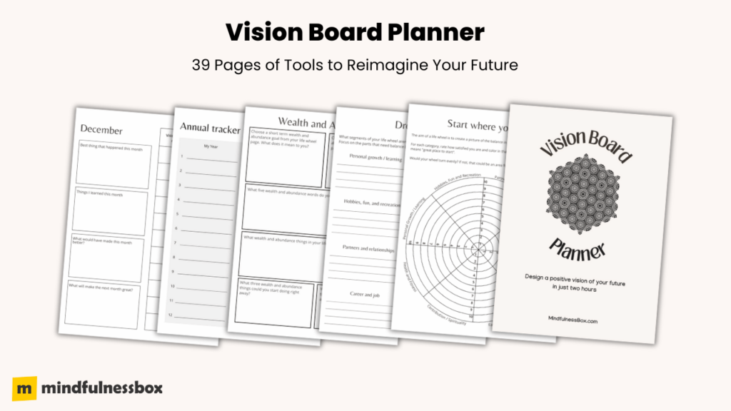 Printable Vision Board Planner