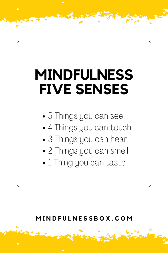 Mindfulness Five Senses
