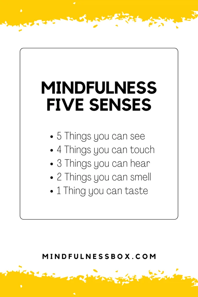Mindfulness Five Senses