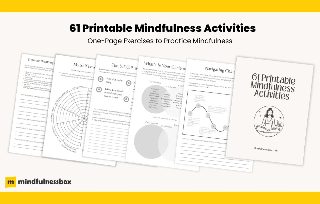 61 Printable Mindfulness Activities